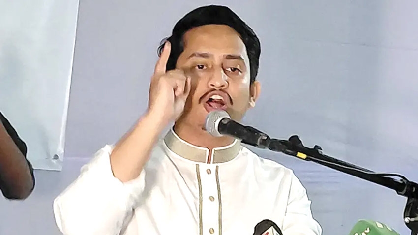 রাজনৈতিক চাপে এনসিপিকে শাপলা দিতে সাহস পাচ্ছে না ইসি: সারজিস